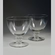 画像1: LALIQUE】ルネ・ラリック　VOUGEOTグラス(n°2) 2客 (1)