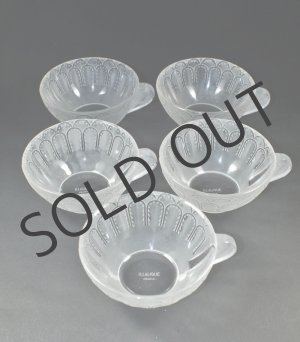 画像: LALIQUE】ルネ・ラリック　JAFFAアイスクリーム・カップ5客