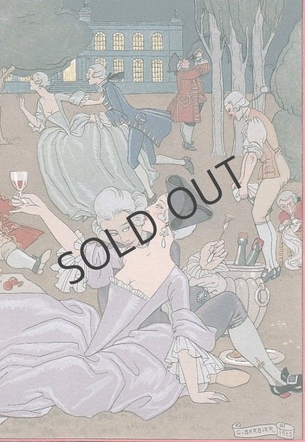 画像3: 【BARBIER】バルビエ　オリジナル版画『艶なる宴』B (3)