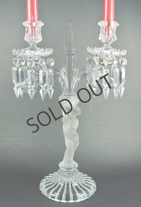 画像3: 【BACCARAT】バカラ　ENFANT 2灯式燭台一対 (3)