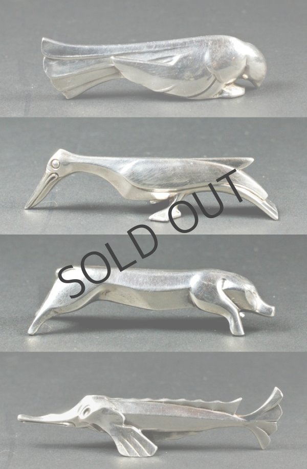 画像3: 【Christofle-GALLIA】クリストフル‐ガリア 動物ナイフレスト12客セット (3)