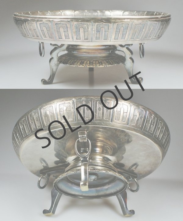 画像3: 【CHRISTOFLE】クリストフル 花鳥文コンポート (3)