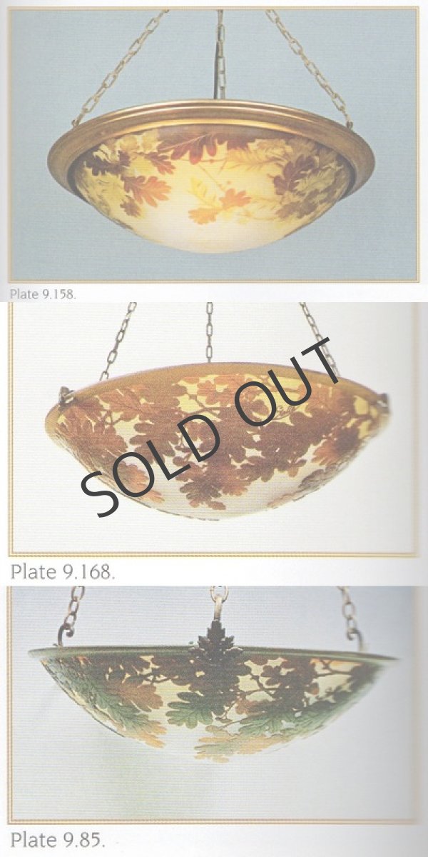 画像8: 【GALLE】ガレ　ドングリ(楢)文吊灯 (8)