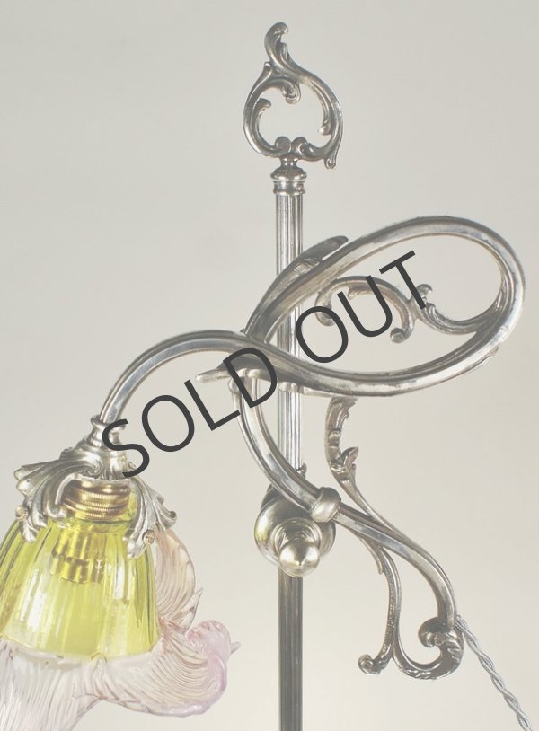 画像6: 大きなロココ風テーブルランプ (6)