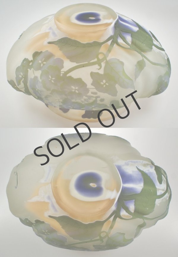 画像4: 【GALLE】エミール・ガレ　紫陽花文大型花器 (4)