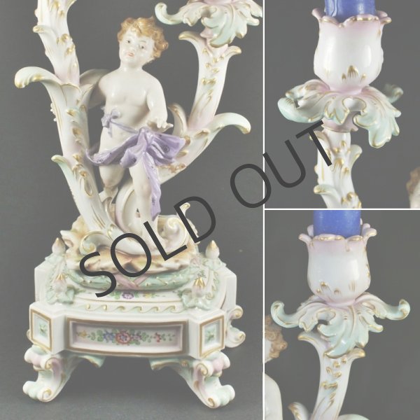 画像5: 【VOLKSTEDT】フォルクシュテット　フィギュア付き飾り燭台 (5)