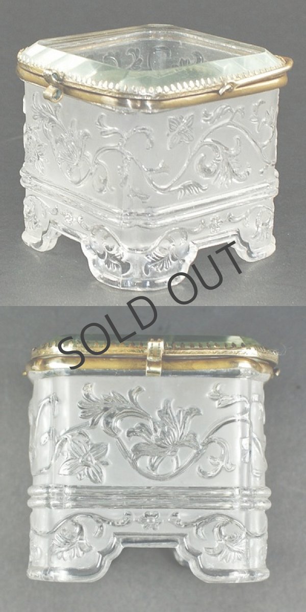 画像3: 【BACCARAT】バカラ 花唐草文パウダーボックス (3)