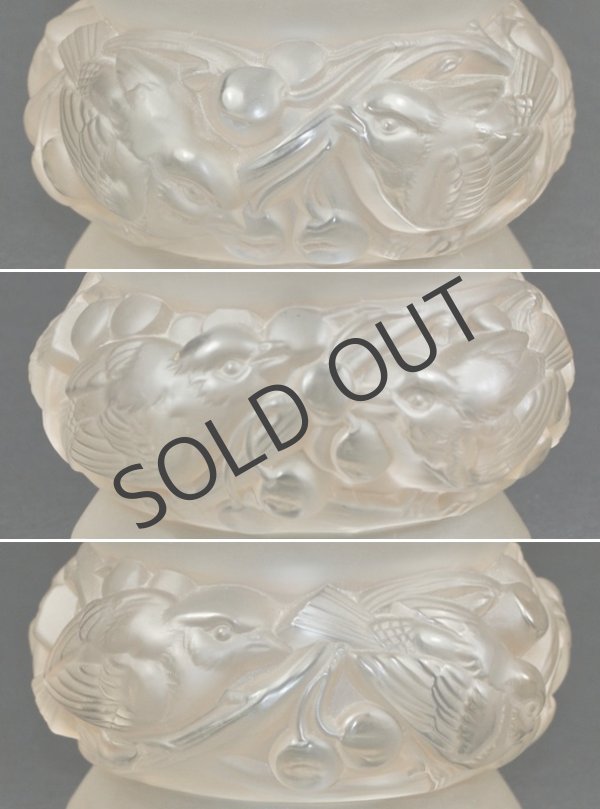 画像4: 【LALIQUE】ルネ・ラリック　PINSONS 花瓶 (4)