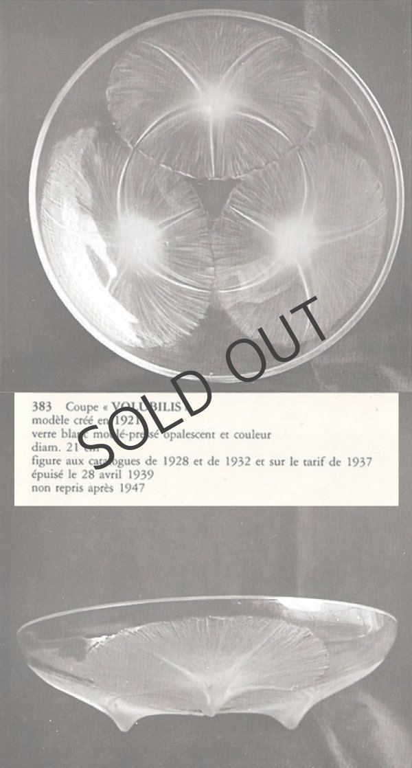 画像6: 【LALIQUE】ルネ・ラリック　VOLUBILIS 浅鉢（黄色） (6)