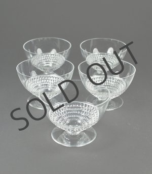 画像: 【LALIQUE】ルネ・ラリック　NIPPONシャンパンクップ5客　