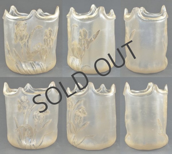 画像3: 【LEGRAS】ルグラ　あやめ文エナメル金彩花器 (3)