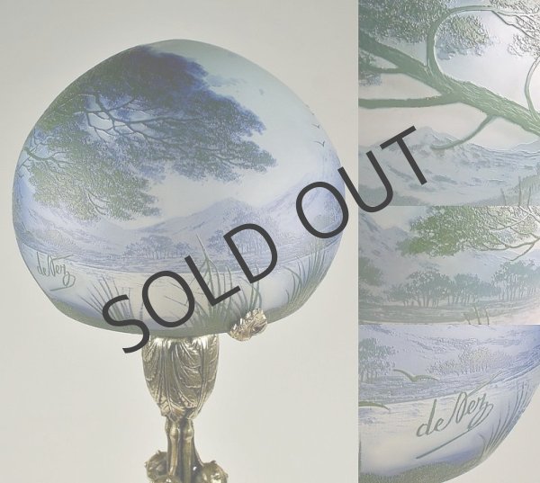 画像6: 【de Vez】ドゥヴェーズ　湖水風景文ランプ (6)