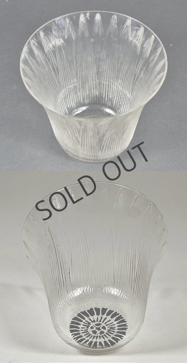 画像5: 【LALIQUE】ルネ・ラリック　LOTUS ゴブレ5客 (5)