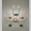 画像1: 【LALIQUE】ルネ・ラリック　PAVOT ゴブレ5客 (1)