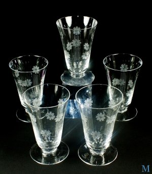 画像: 【Cristal de SEVRES】セーヴル　グラス (M) 5客