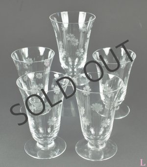 画像: 【Cristal de SEVRES】セーヴル　グラス (L) 5客