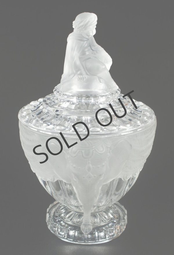 画像3: 【BACCARAT】バカラ　象と象使いの少年 蓋物 (3)