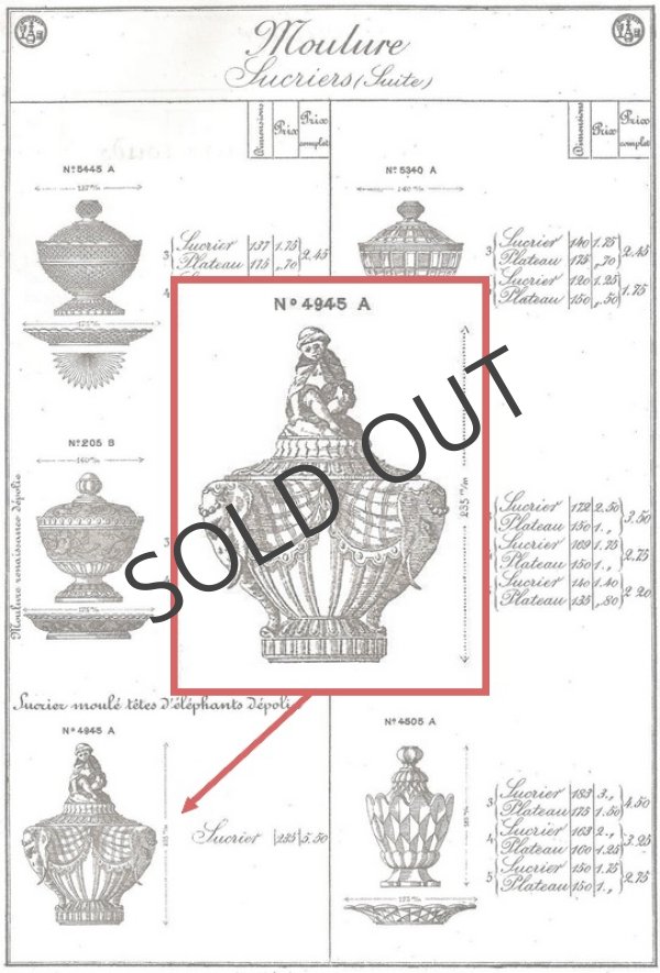 画像6: 【BACCARAT】バカラ　象と象使いの少年 蓋物 (6)