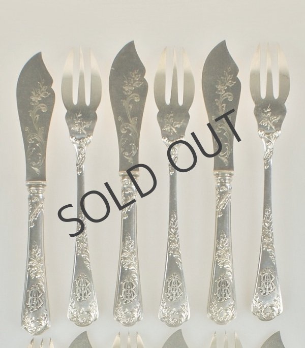 画像3: 【PUIFORCAT】ピュイフォルカ 純銀製カトラリー6客 (3)