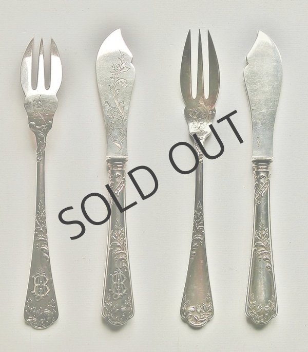 画像4: 【PUIFORCAT】ピュイフォルカ 純銀製カトラリー6客 (4)