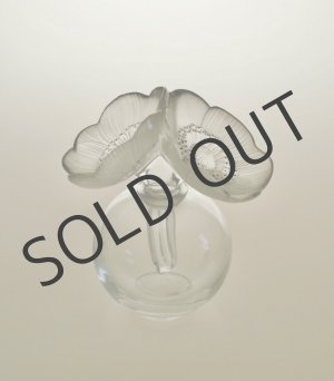 画像: 【LALIQUE】ルネ・ラリック　Vase Deux Anémonesフラコン 