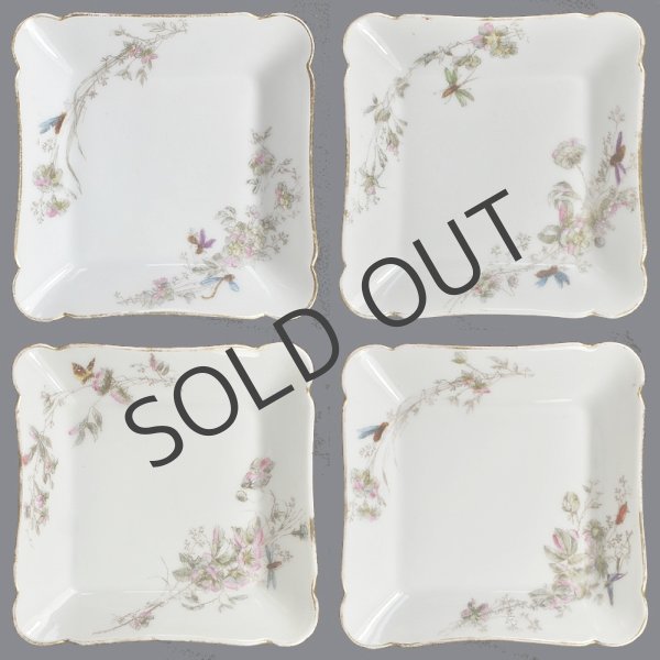 画像3: 【CFH/GDM】草花文角型小皿8客 (3)