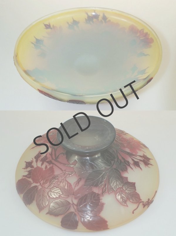 画像3: 【GALLE】ガレ　薔薇文コンポート (3)