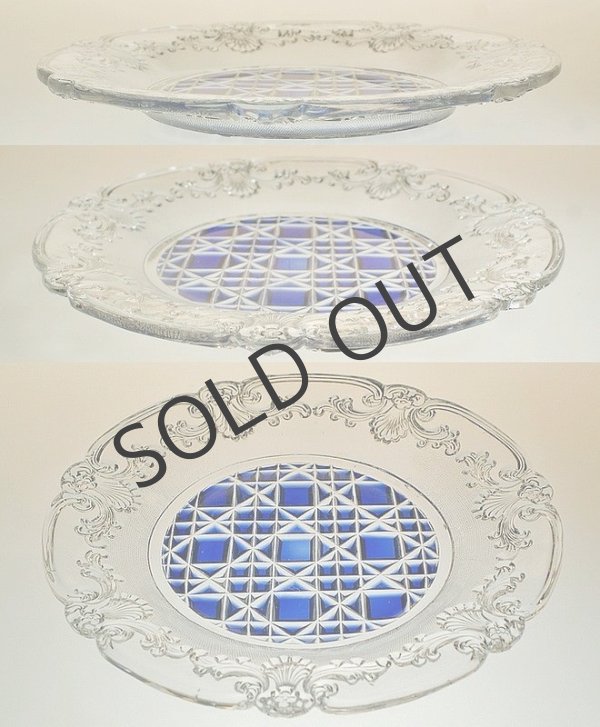 画像3: 【St-Louis】サン・ルイ　色被せ切子クリスタル 中皿2客 (3)