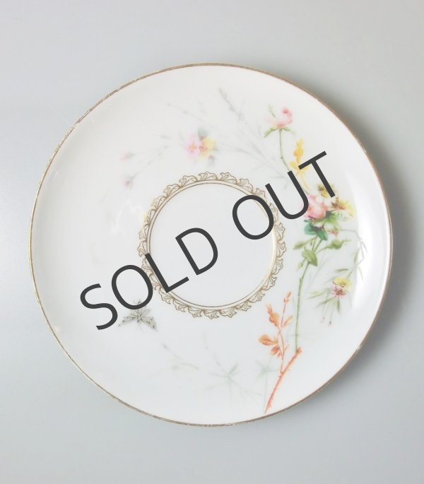 画像7: リモージュ 花蝶文手描きカップ＆ソーサー3客 (7)