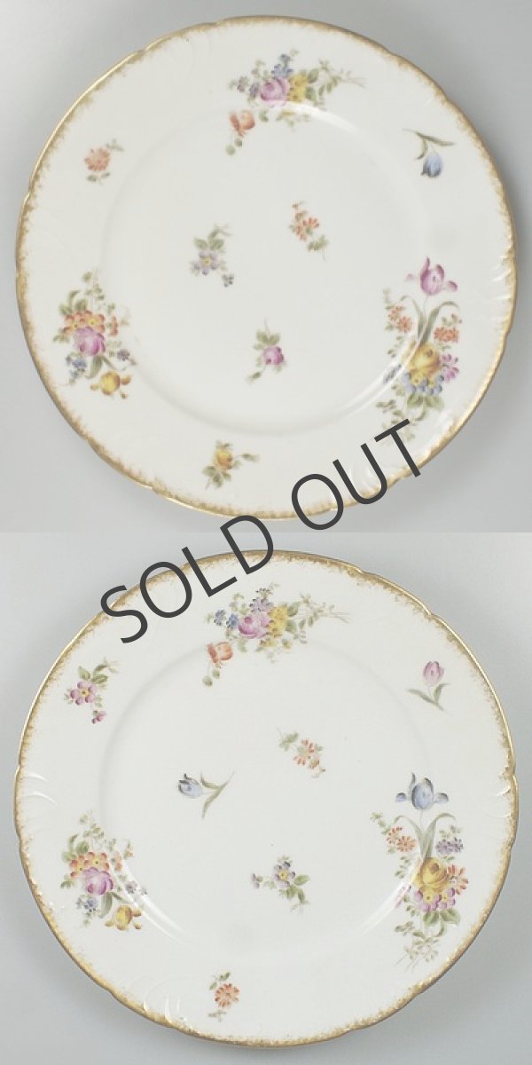 画像4: 【GDA】ジェーデーアー　ブーケ文デザート皿6客 (4)