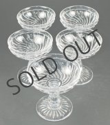 画像:  【BACCARAT】バカラ　Bambous torsシャンパンクップ5客