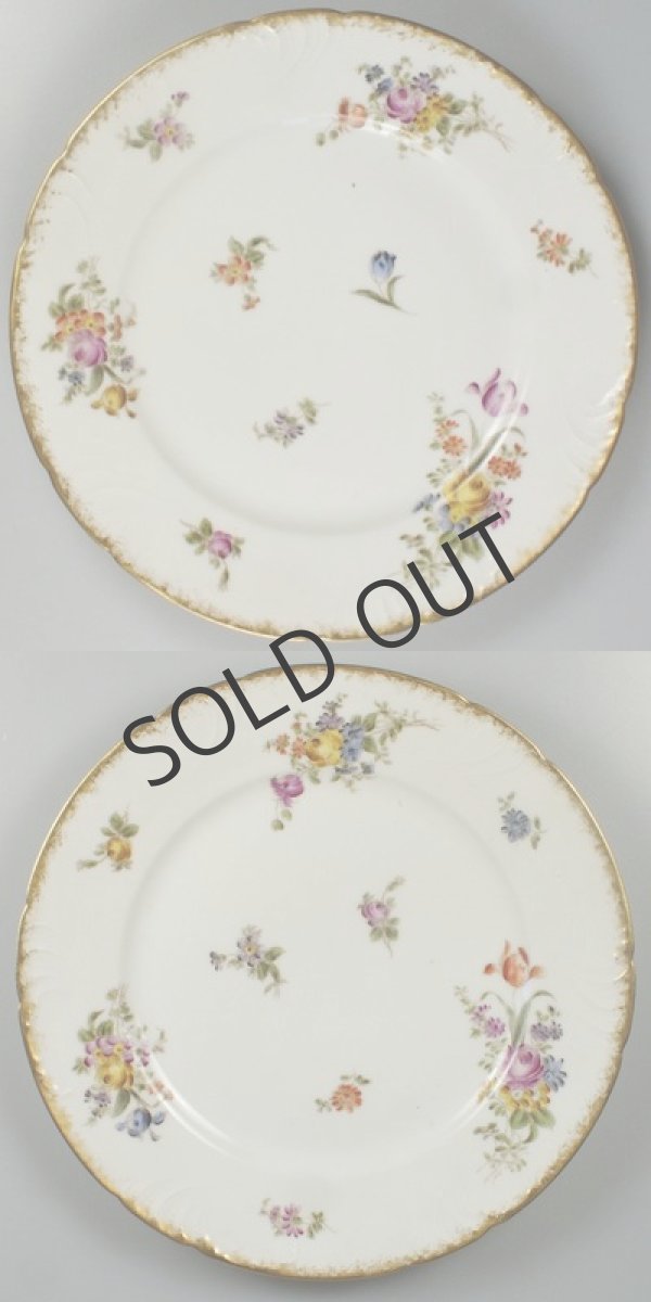 画像3: 【GDA】ジェーデーアー　ブーケ文デザート皿6客 (3)