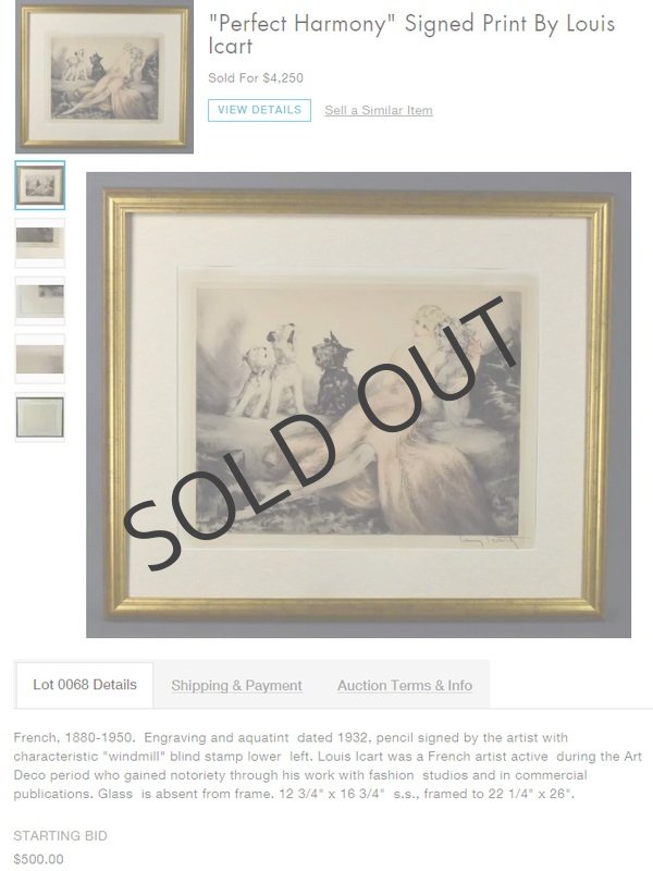 画像6: 【ICART】イカール『パーフェクト・ハーモニー』オリジナル銅版画 (6)