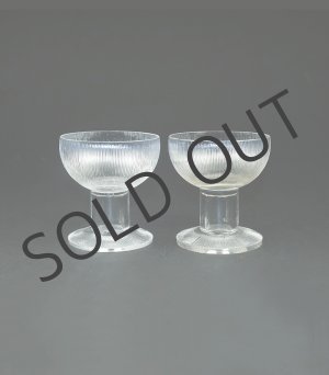 画像: 【LALIQUE】ルネ・ラリック　WINGEN グラス 2客