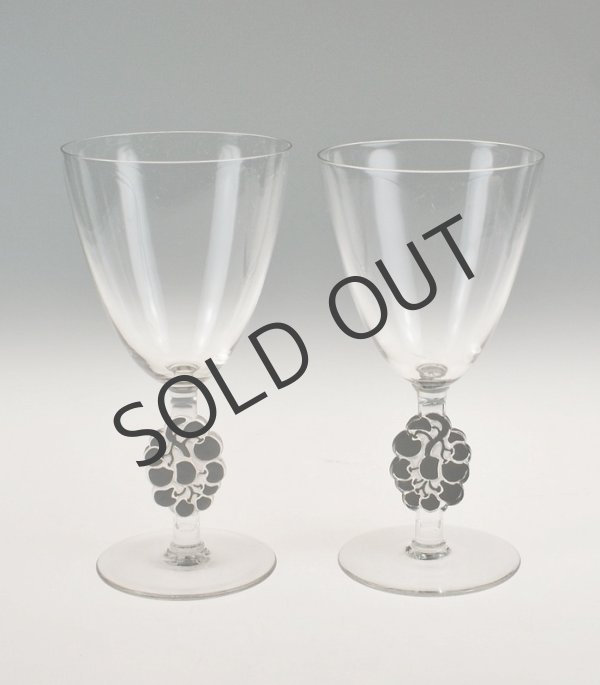 画像4: 【LALIQUE】ルネ・ラリック　THIONVILLEワイングラス (4)