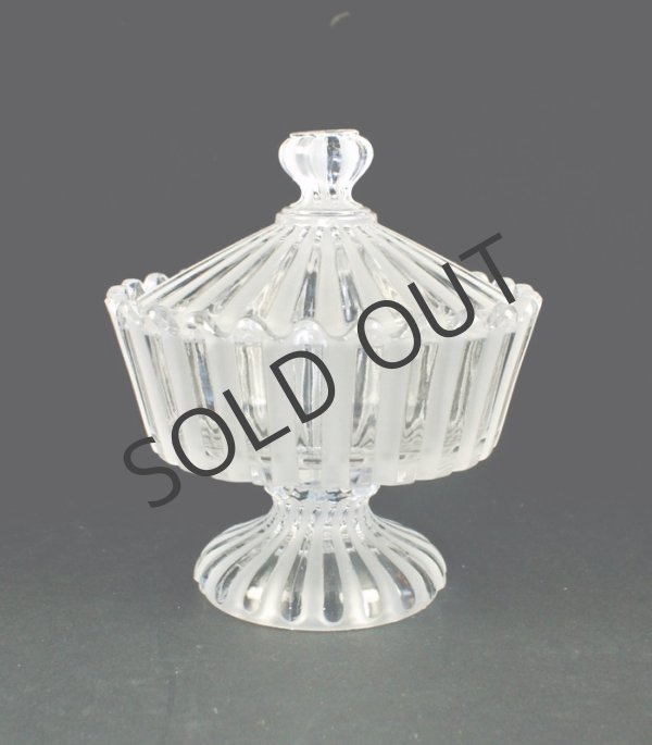 画像1: 【BACCARAT】バカラ　Cotes Alternées Depolies 蓋物 (1)