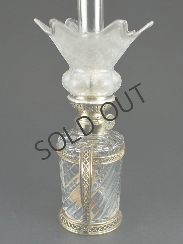 画像4: 【BACCARAT】バカラ　ホルダー付き石油ランプ (4)