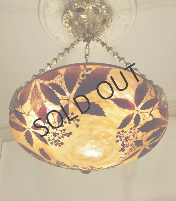 画像3: 【DAUM】ドーム　アメリカ蔦文吊灯 (3)