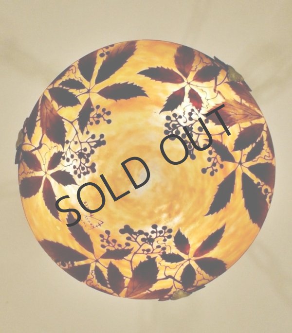 画像4: 【DAUM】ドーム　アメリカ蔦文吊灯 (4)