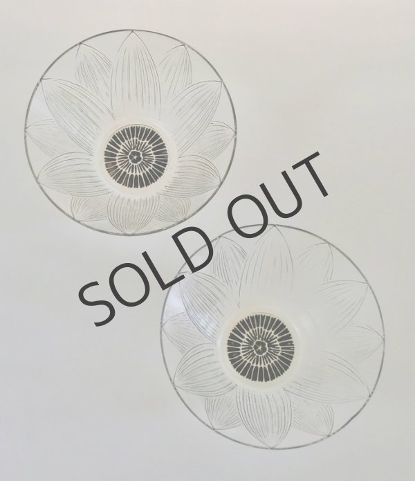 画像3: 【LALIQUE】ルネ・ラリック　LOTUS 小鉢2客 (3)