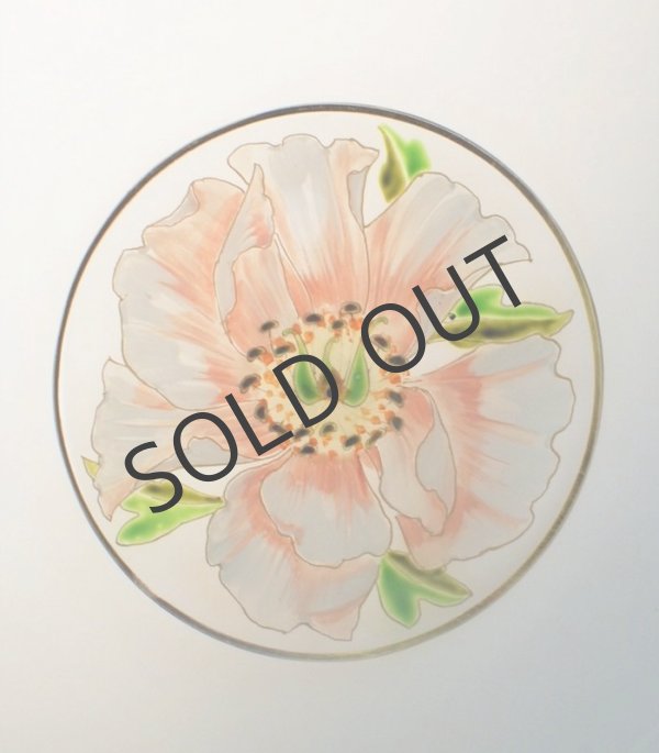 画像4: エナメル彩花絵小皿3種 (4)