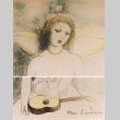 画像3: 【Laurencin】マリー・ローランサン 『ギターを持つ少女』 (3)
