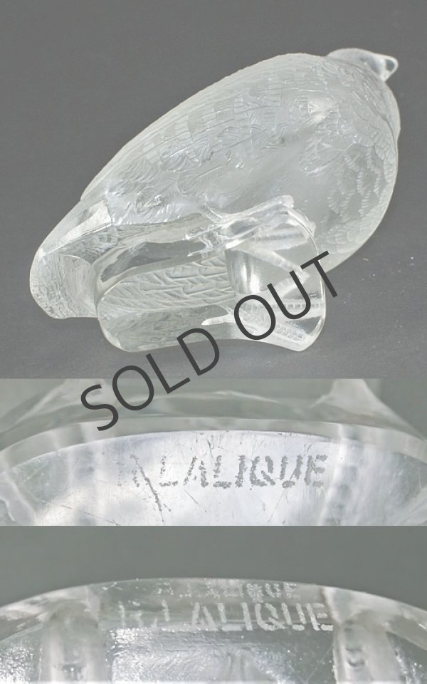 画像5: 【LALIQUE】ルネ・ラリック 　Perdrix Debout  置物 (5)
