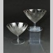 画像1: LALIQUE】ルネ・ラリック　LOTUS シャンパン・クップ　2客 (1)