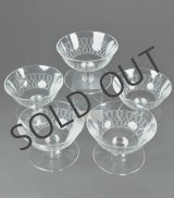 画像: 【BACCARAT】バカラ　ループ模様シャンパンクップ5客