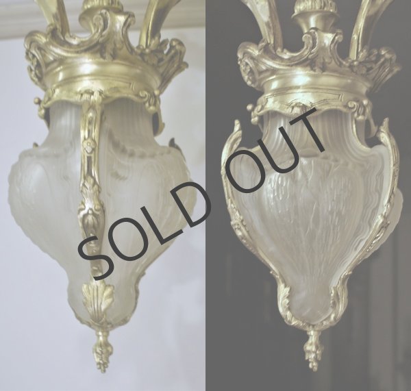 画像4: ルイ16世風4灯式シャンデリア (4)