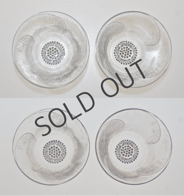 画像3: 【LALIQUE】ルネ・ラリック　PAVOT ゴブレ2客 (3)