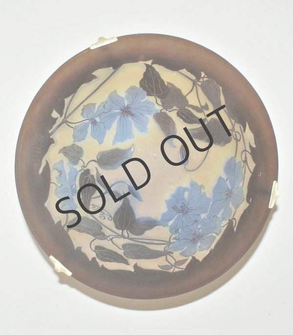 画像3: 【GALLE】ガレ　クレマチス文吊灯 (3)