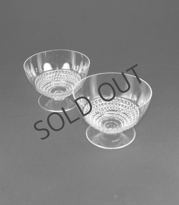 画像1: 【LALIQUE】ルネ・ラリック　NIPPONシャンパンクップ2客　 (1)