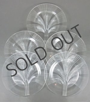 画像: 【LALIQUE】ラリック　VERNEUIL ランチ皿6客